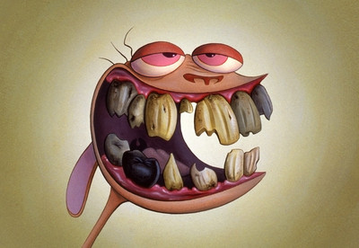

Ren And Stimpy Humor Funny Gross Frameless Fine Quality Poster Fine Art Print(12 inch X 18 inch, Rolled)