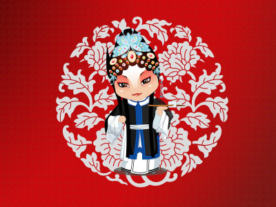 

Akhuratha Music Beijing Opera Oriental Asian Wall Poster Fine Art Print(12 inch X 18 inch, Rolled)