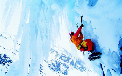 

Sports Ice Climbing People Ice Mountain Extreme Snow Wall Poster Paper Print(12 inch X 18 inch, Rolled)