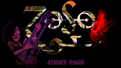 

Music Jimmy Page Rock Wall Poster Fine Art Print(12 inch X 18 inch, Rolled)