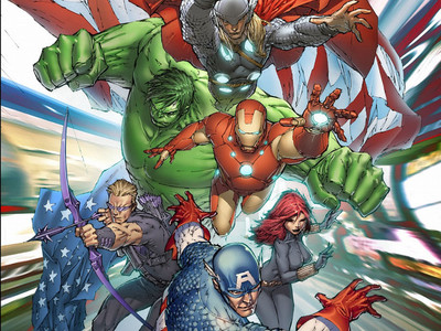 

Comics Avengers The Avengers Hulk Iron Man Hawkeye Black Widow Thor Captain America HD Wallpaper Background Fine Art Print(12 inch X 18 inch, Rolled)