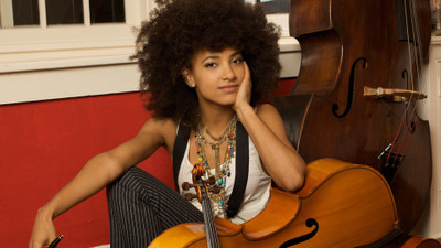 

Akhuratha Music Esperanza Spalding Musicians Wall Poster Fine Art Print(12 inch X 18 inch, Rolled)