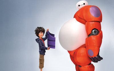 

Akhuratha Poster Movie Big Hero 6 Baymax HD Wallpaper Background Fine Art Print(12 inch X 18 inch, Rolled)