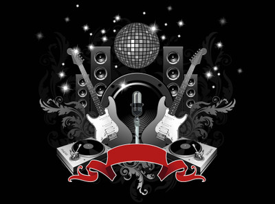 Akhuratha Music Pattern Wall Poster Fine Art Print(12 inch X 18 inch, Rolled)