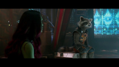 

Movie Guardians Of The Galaxy Zoe Saldana Rocket Raccoon Gamora HD Wallpaper Background Paper Print(12 inch X 18 inch, Rolled)