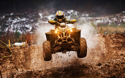 

Sports ATV Motocross Wall Poster Paper Print(12 inch X 18 inch, Rolled)