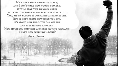 

Akhuratha Poster Movie Rocky Rocky Balboa Motivational HD Wallpaper Background Fine Art Print(12 inch X 18 inch, Rolled)
