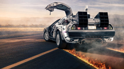

Movie Back To The Future HD Wallpaper Background Paper Print(12 inch X 18 inch, Rolled)