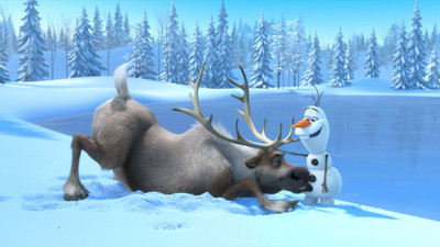 

Akhuratha Poster Movie Frozen Olaf Sven HD Wallpaper Background Fine Art Print(12 inch X 18 inch, Rolled)