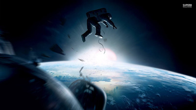 Akhuratha Poster Movie Gravity HD Wallpaper Background Fine Art Print(12 inch X 18 inch, Rolled)
