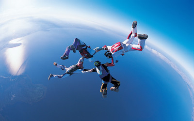 

Sports Skydiving HD Wall Poster Paper Print(12 inch X 18 inch, Rolled)