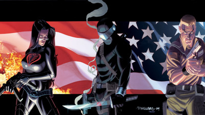 

Comics G.I. Joe Snake Eyes Baroness HD Wall Poster Photographic Paper(12 inch X 18 inch, Rolled)