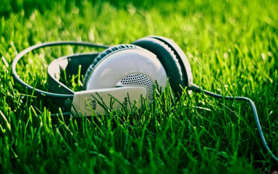 

Music Headphones Headphones Wall Poster Fine Art Print(12 inch X 18 inch, Rolled)