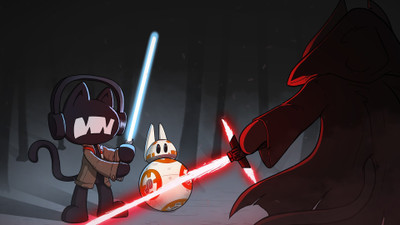 

Akhuratha Music Crossover Monstercat Star Wars: The Force Awakens Lightsaber Wall Poster Fine Art Print(12 inch X 18 inch, Rolled)