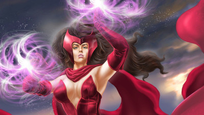 

Comics Scarlet Witch HD Wallpaper Background Photographic Paper(12 inch X 18 inch, Rolled)