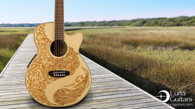 

Music Guitar HD Wallpaper Background Fine Art Print(12 inch X 18 inch, Rolled)