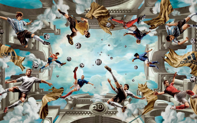 

Sports Soccer HD Wall Poster Paper Print(12 inch X 18 inch, Rolled)