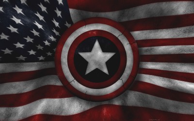 

Comics Captain America Avengers Flag Fine Art Paper Print Poster Photographic Paper(12 inch X 18 inch, Rolled)