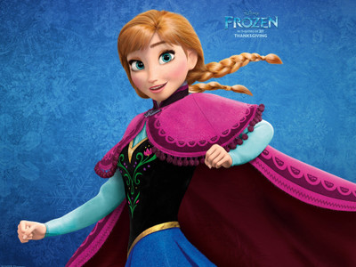 

Movie Frozen Anna HD Wallpaper Background Paper Print(12 inch X 18 inch, Rolled)