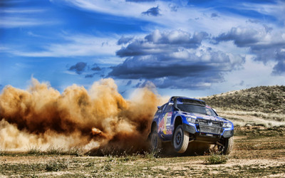 

Sports Dakar Rally HD Wall Poster Paper Print(12 inch X 18 inch, Rolled)