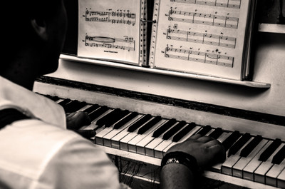 

Music Piano Wall Poster Fine Art Print(12 inch X 18 inch, Rolled)