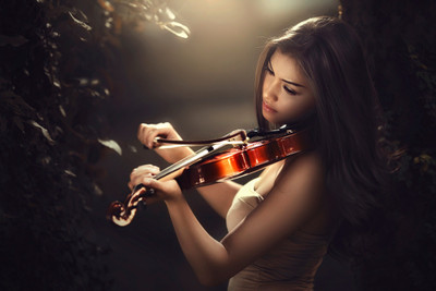 

Music Women Wall Poster Fine Art Print(12 inch X 18 inch, Rolled)
