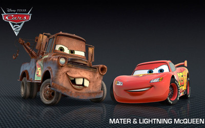 

Movie Cars 2 Mater Lightning Mcqueen Car HD Wallpaper Background Paper Print(12 inch X 18 inch, Rolled)