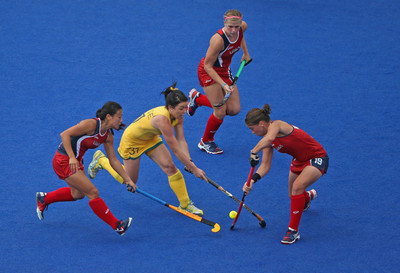 

Sports Field Hockey HD Wall Poster Paper Print(12 inch X 18 inch, Rolled)