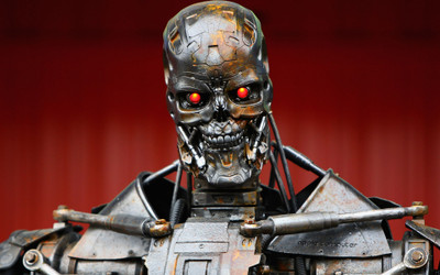 

Akhuratha Poster Movie The Terminator Terminator HD Wallpaper Background Fine Art Print(12 inch X 18 inch, Rolled)