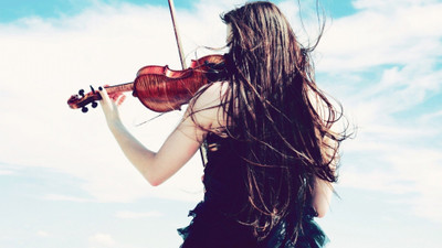 

Akhuratha Music Violin Wall Poster Fine Art Print(12 inch X 18 inch, Rolled)