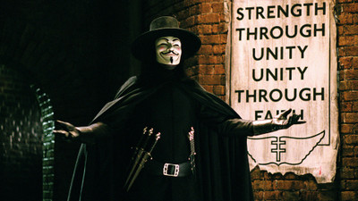 

Akhuratha Poster Movie V For Vendetta HD Wallpaper Background Fine Art Print(12 inch X 18 inch, Rolled)