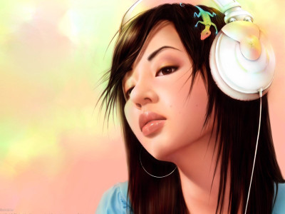 

Music Headphones HD Wallpaper Background Fine Art Print(12 inch X 18 inch, Rolled)