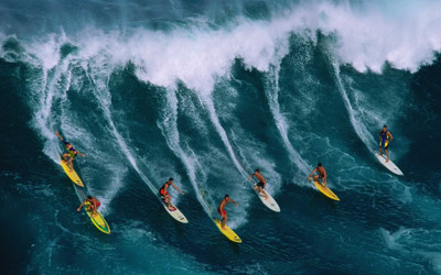 

Sports Surfing HD Wall Poster Paper Print(12 inch X 18 inch, Rolled)