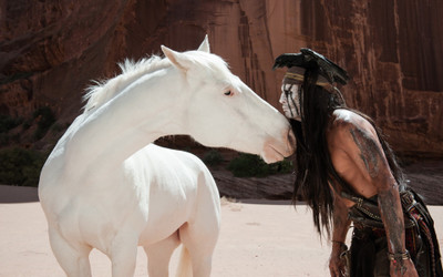 

Movie The Lone Ranger Tonto HD Wallpaper Background Paper Print(12 inch X 18 inch, Rolled)