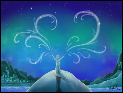 

Movie Frozen Elsa Snow Arendelle HD Wallpaper Background Paper Print(12 inch X 18 inch, Rolled)