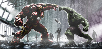 

Movie Avengers: Age Of Ultron The Avengers Hulk Hulkbuster HD Wallpaper Background Paper Print(12 inch X 18 inch, Rolled)