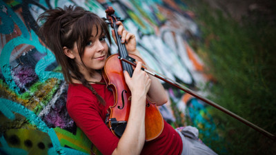 

-lindsey-stirling-music-violins Wall Poster Paper Print(12 inch X 18 inch, Rolled)