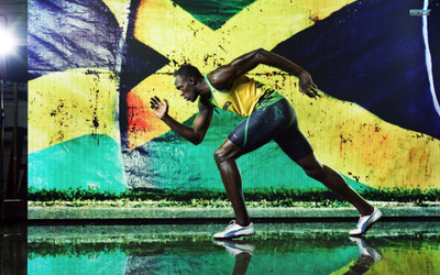 

Sports Usain Bolt HD Wall Poster Paper Print(12 inch X 18 inch, Rolled)