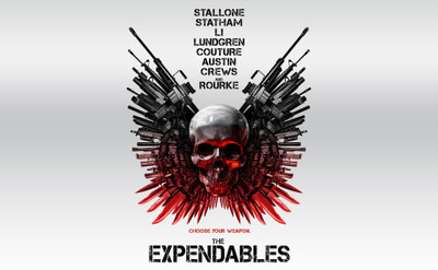 

Movie The Expendables Skull Gun HD Wallpaper Background Paper Print(12 inch X 18 inch, Rolled)