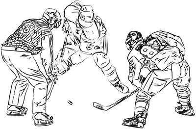 

Sports Hockey HD Wall Poster Paper Print(12 inch X 18 inch, Rolled)