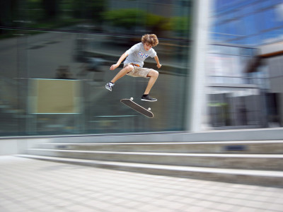 

Sports Skateboarding HD Wall Poster Paper Print(12 inch X 18 inch, Rolled)