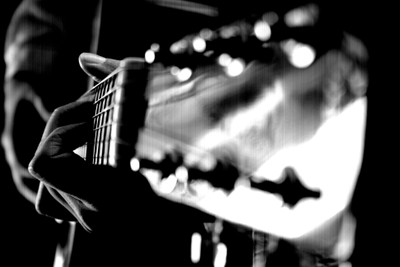 

Music Guitar Black & White Grainy Musician Jazz HD Wallpaper Background Fine Art Print(12 inch X 18 inch, Rolled)