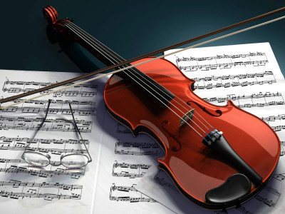 

Music Violin HD Wallpaper Background Fine Art Print(12 inch X 18 inch, Rolled)