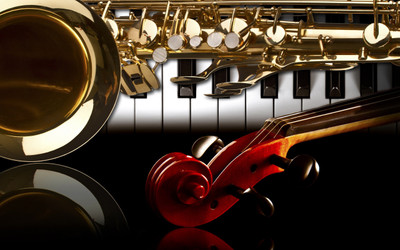 

Music Instrument HD Wallpaper Background Fine Art Print(12 inch X 18 inch, Rolled)