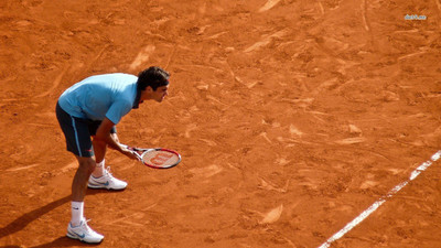 

Sports Rodger Federer HD Wall Poster Paper Print(12 inch X 18 inch, Rolled)