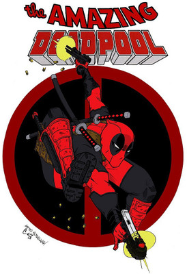 

Comics Deadpool Merc With A Mouth Fine Art Paper Print Poster Photographic Paper(12 inch X 18 inch, Rolled)