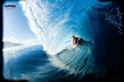 Sports Surfing HD Wall Poster Paper Print(12 inch X 18 inch, Rolled)