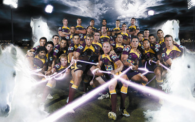

Sports Brisbane Broncos Rugby HD Wall Poster Paper Print(12 inch X 18 inch, Rolled)