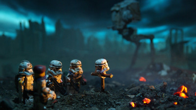 

Lego Star Wars Stormtroopers ON FINE ART PAPER HD QUALITY WALLPAPER POSTER Fine Art Print(19 inch X 13 inch, Rolled)