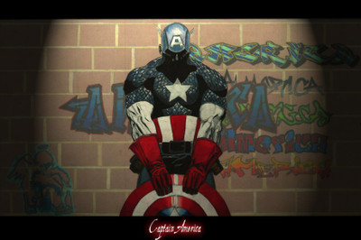 

Captain America Frameless Fine Quality Poster Paper Print(12 inch X 18 inch, Rolled)